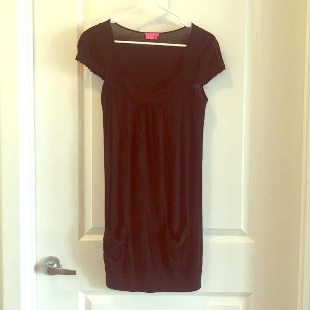 BCBG Black Dress with pockets
